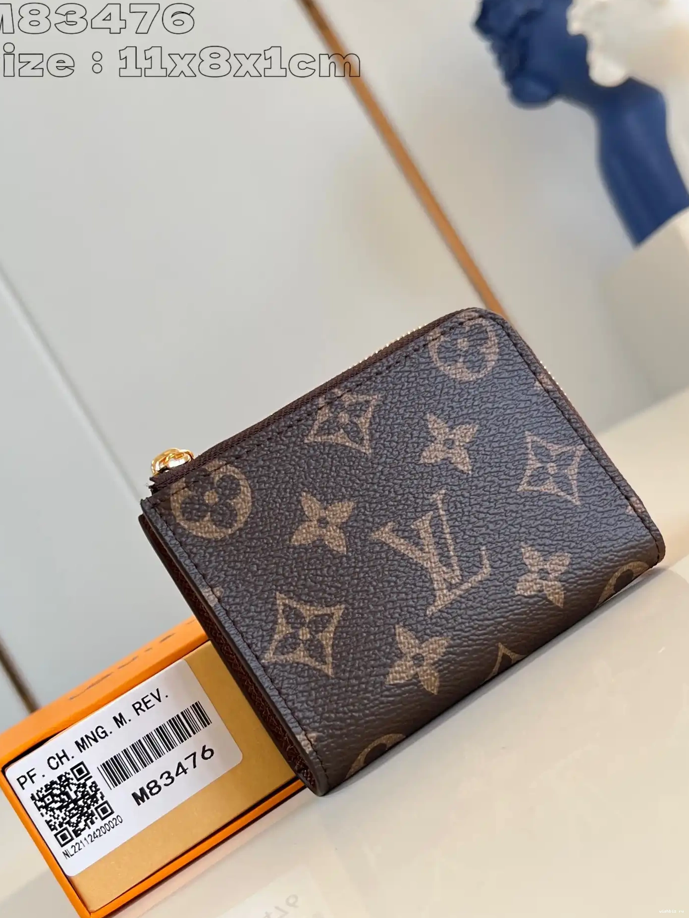WIS Compact Noa Wallet-11*8.5*1.5CM Louis Vuitton 0706
